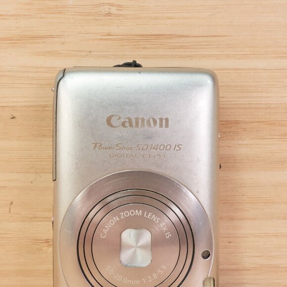 Vintage Canon PowerShot SD1400 IS / 14.1MP / 4x Zoom / Image Stabilizer / Silver - Picture 3 of 9